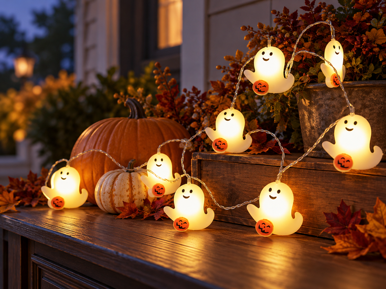 Halloween Lights Guide: String Lights, Night Lights, or Solar Stakes?