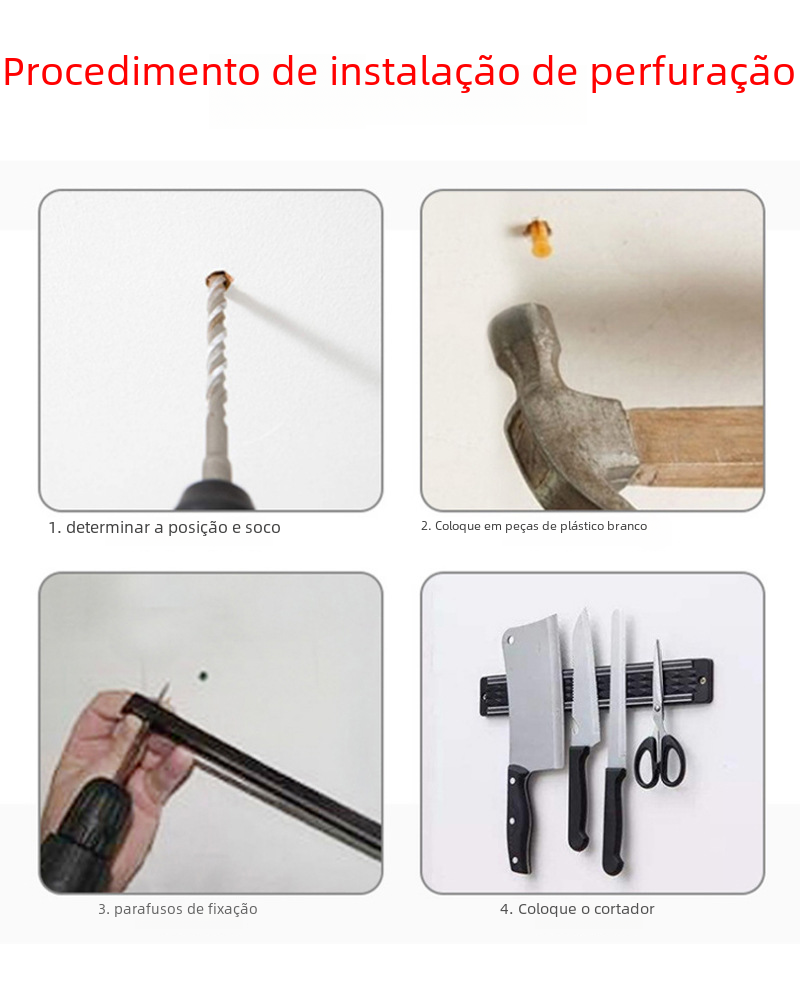 Magnetic Knife Rack Wall-Mounted Kitchen Organizer - Image 13
