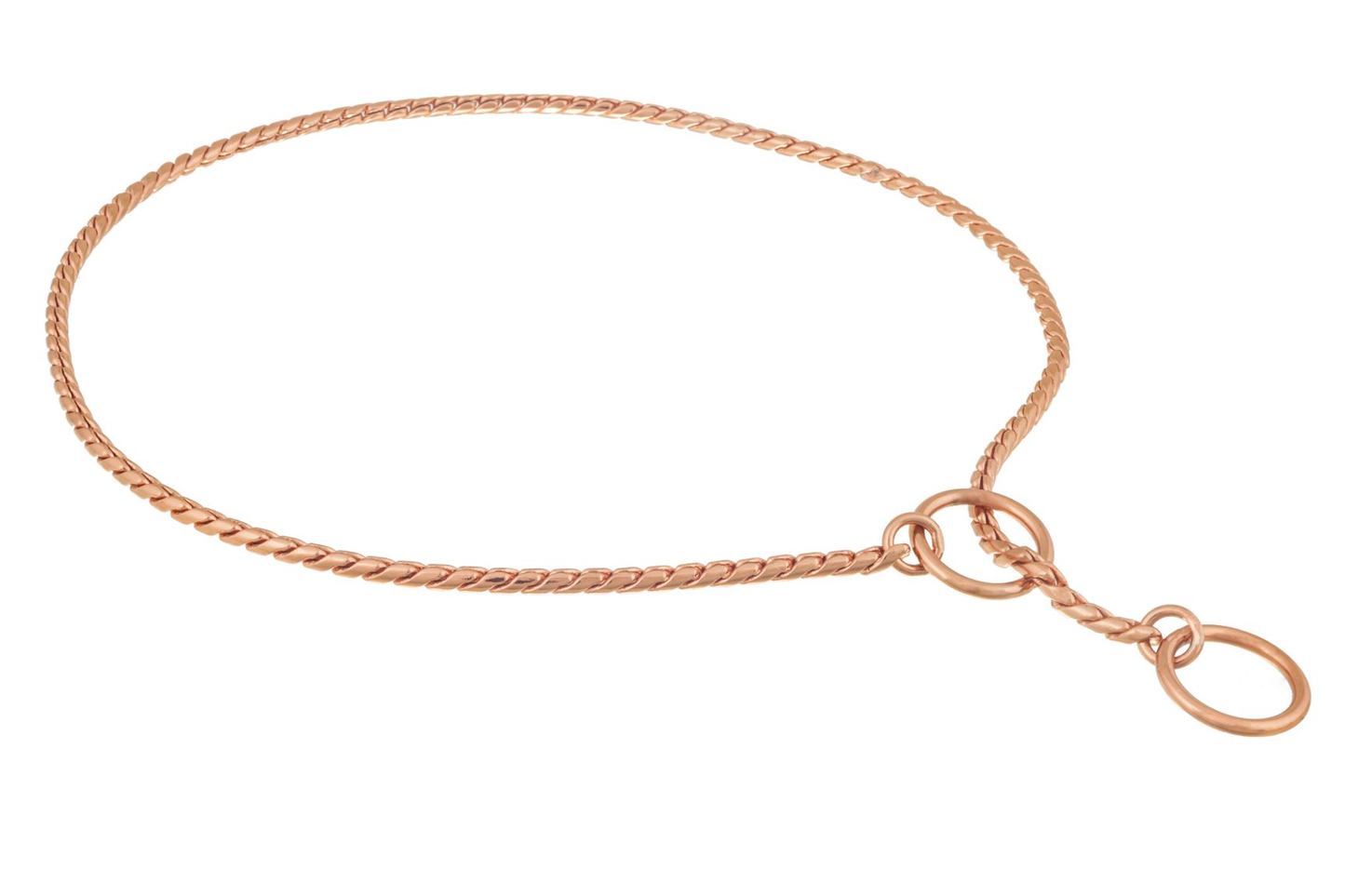 Alvalley Slip Snake Show Chain Collar (20 in x 3.8mm)