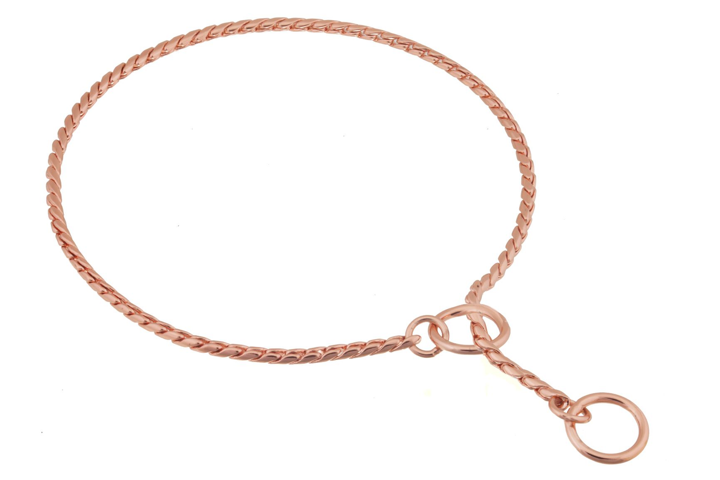 Alvalley Slip Snake Show Chain Collar (20 in x 5.5mm)