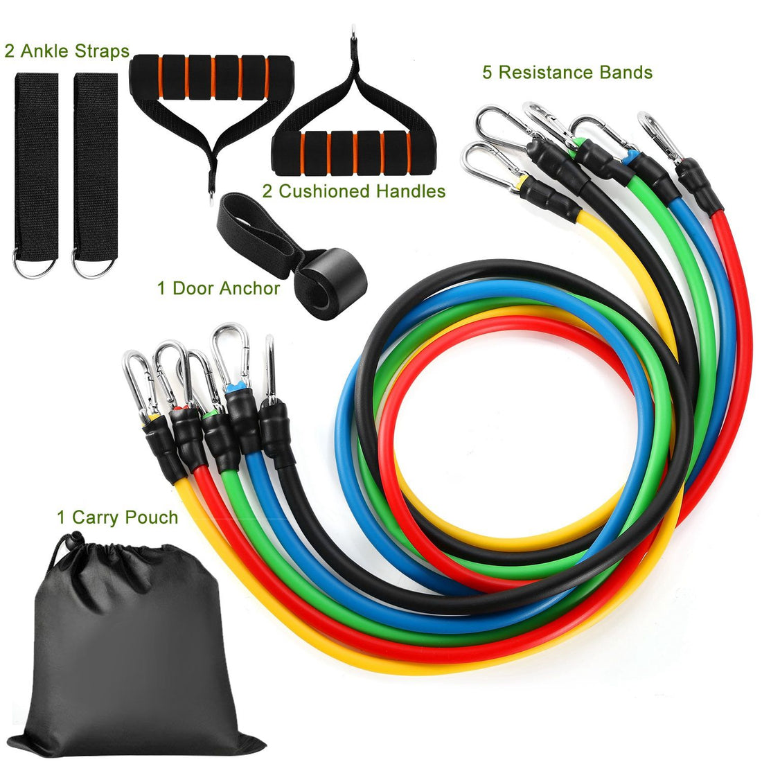 resistance bands set Arbasa home gym kit
