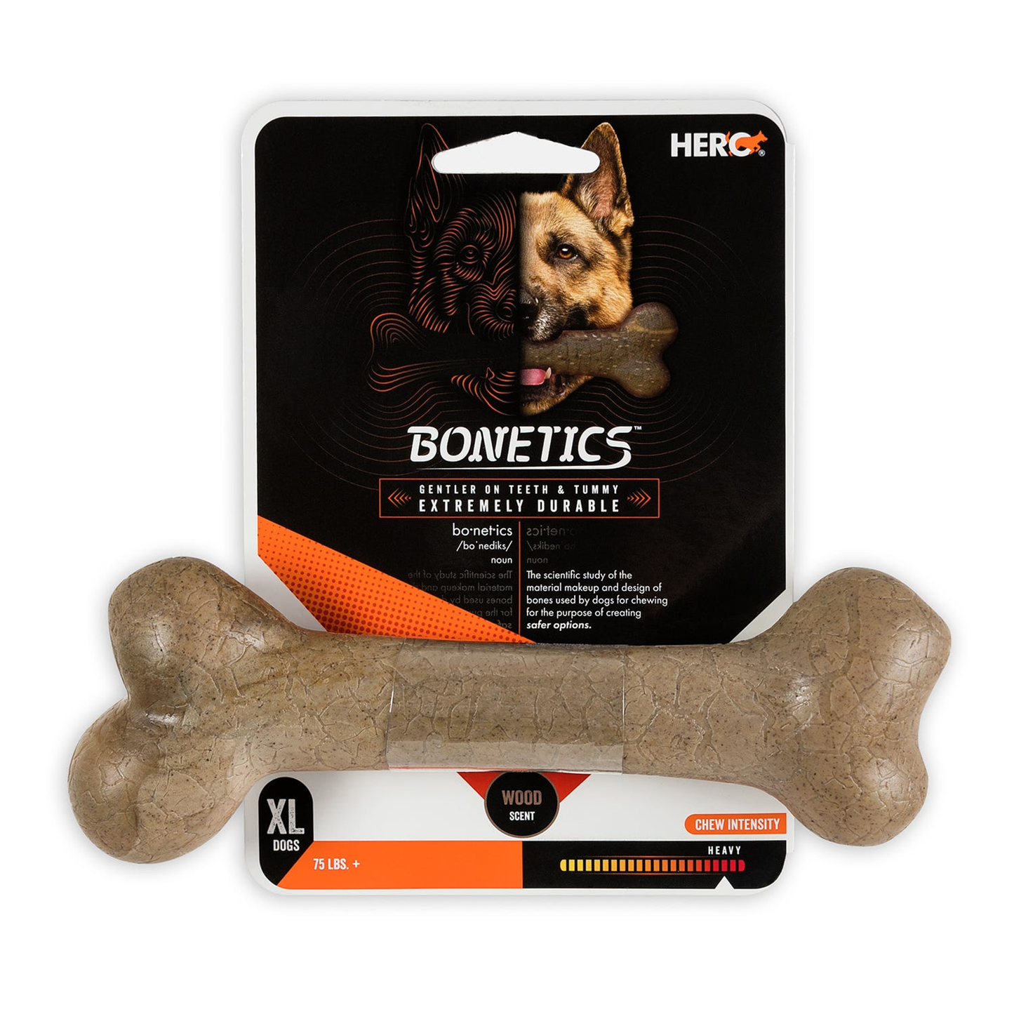 Hero Bonetics Femur Bone Wood Scent Dog Chew