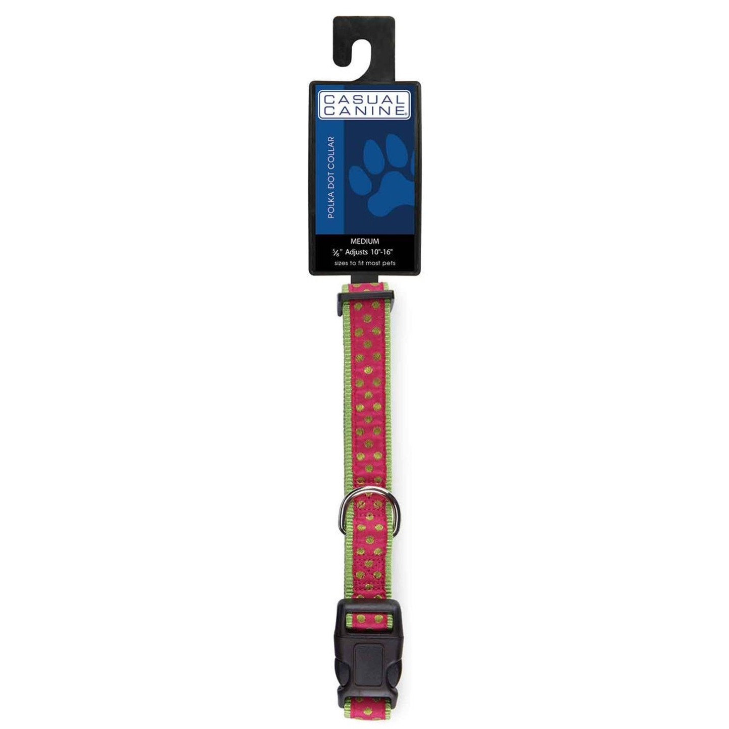 Casual Canine Polka Dot Dog Collar