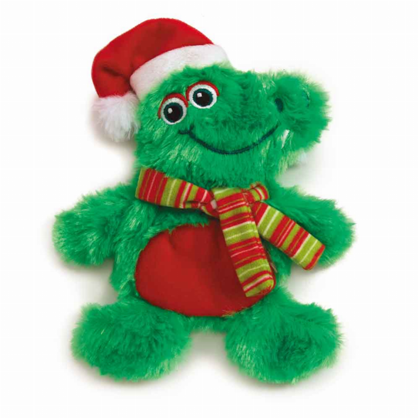 Zanies Holiday Alligator Flatsy Dog Toy