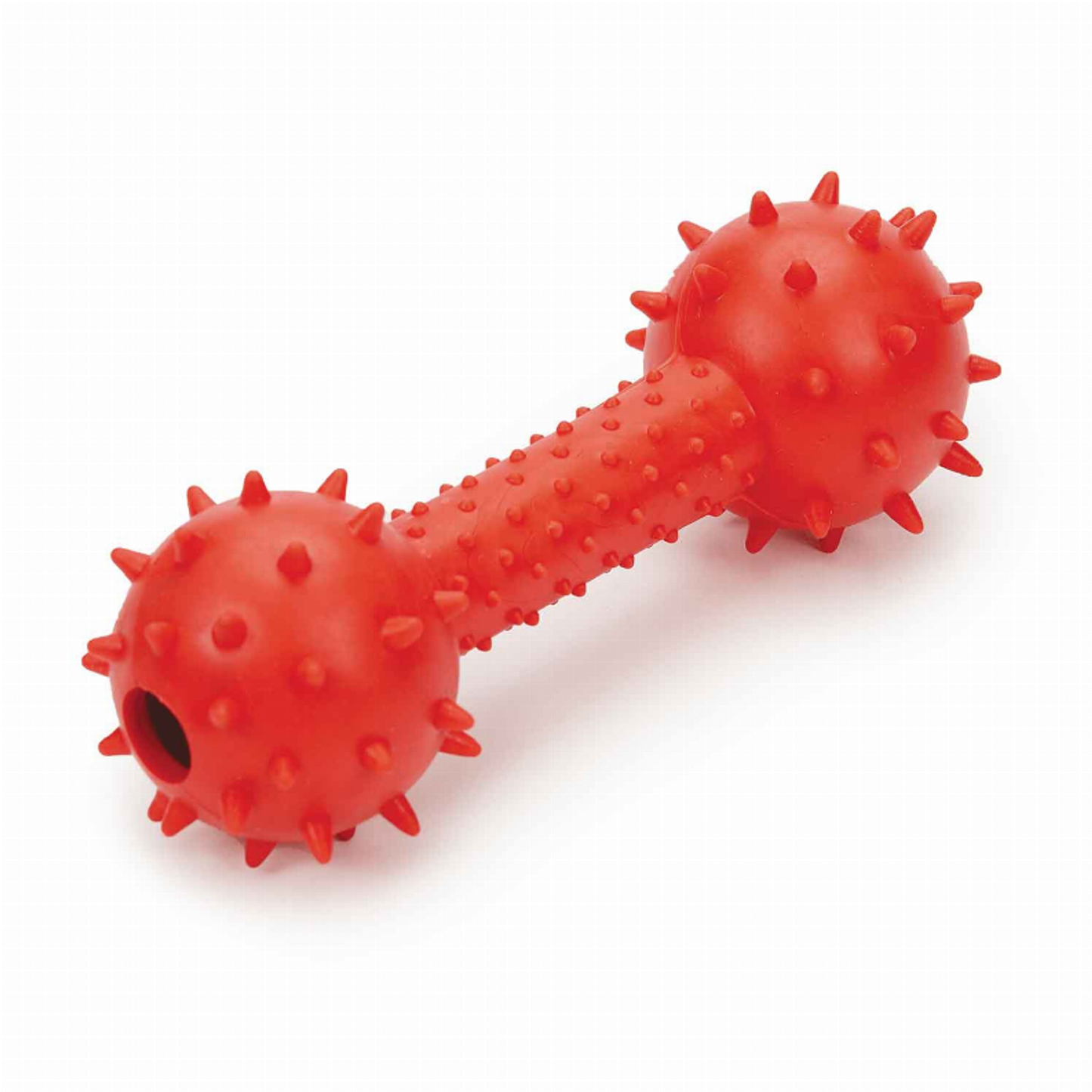 Diggers Spiked TPR Dumbbell Dog Toy with Bell