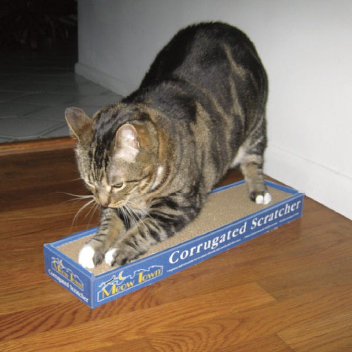 Meow Town Corrugated Cat Scratcher 19 in