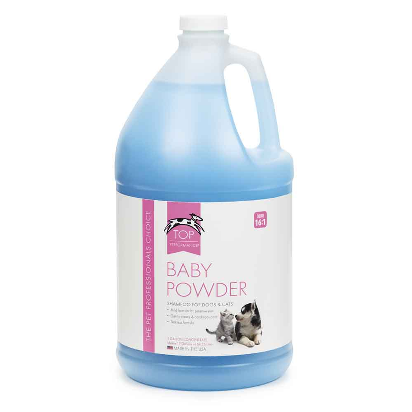 Top Performance Baby Powder Pet Shampoo Gallon
