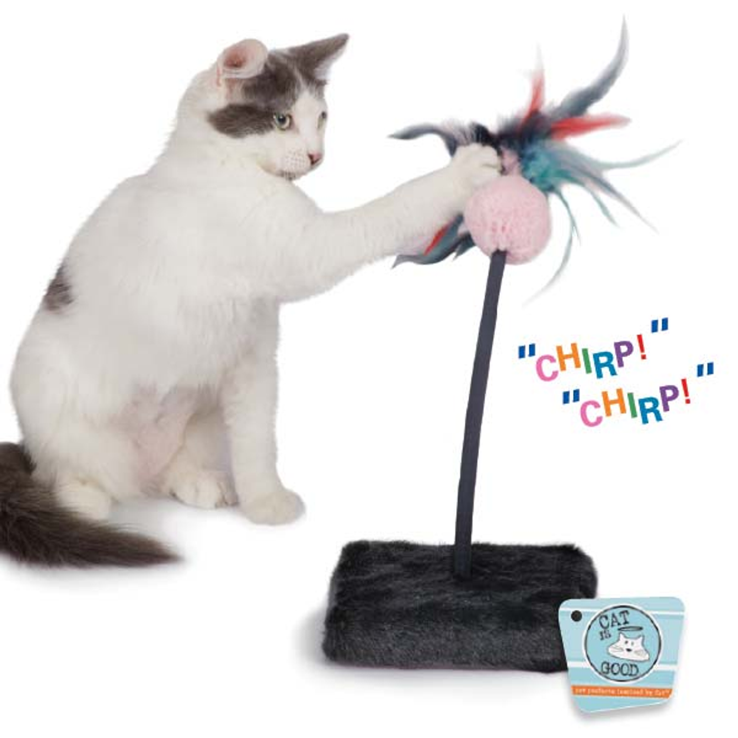 Cat Is Good Chirping Teaser Cat Toy