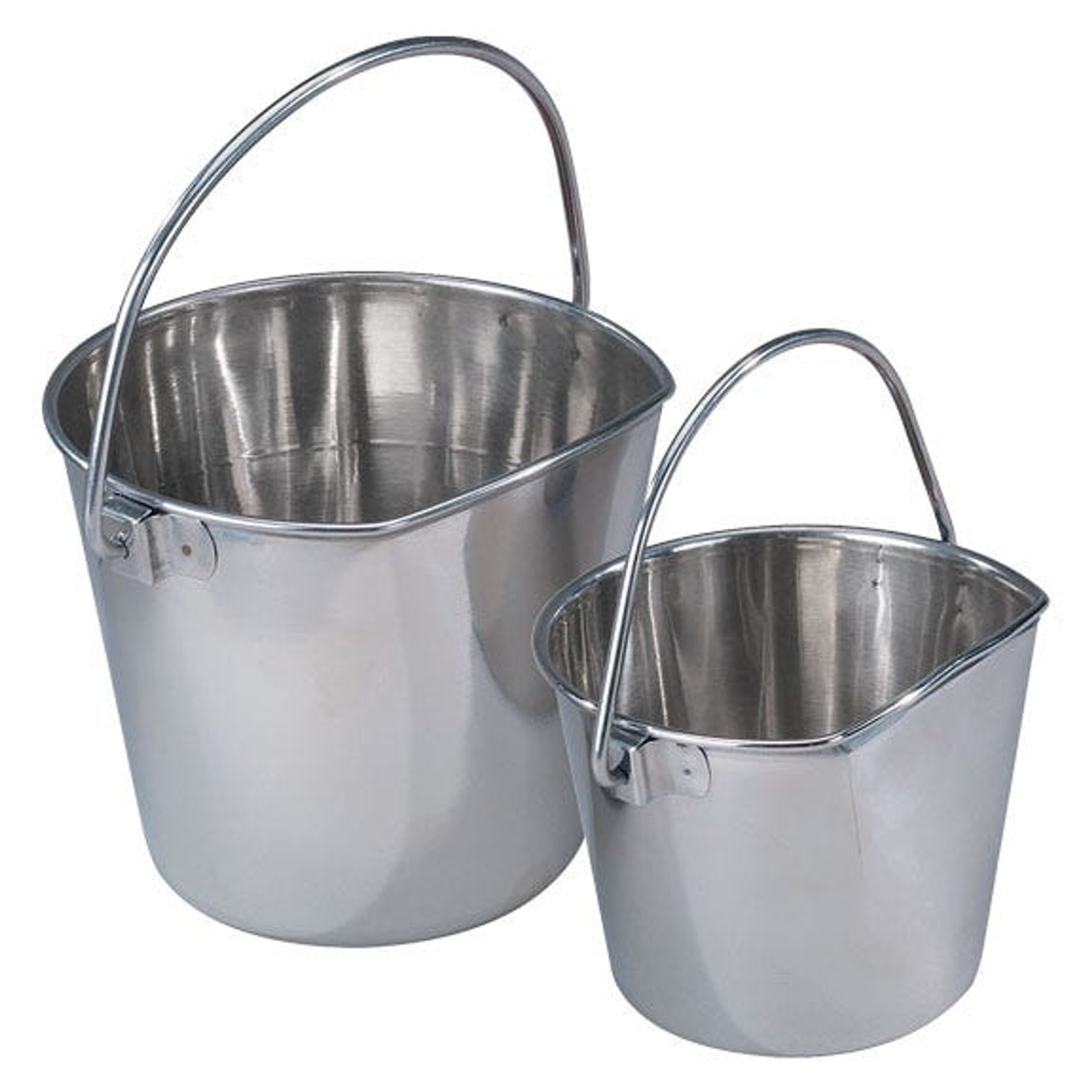 ProSelect Stainless Steel Flat-Sided Pail, 2 Quart