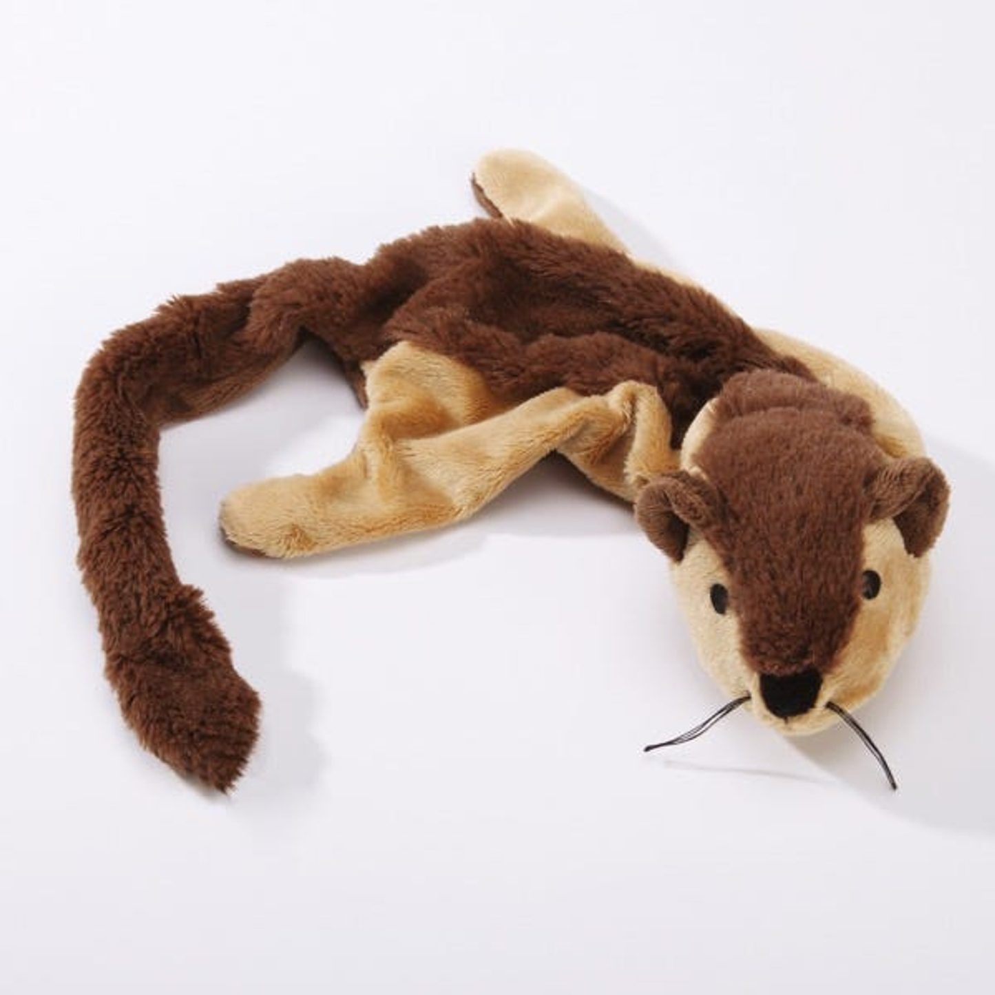 Zanies Unstuffies Red Squirrel Dog Toy