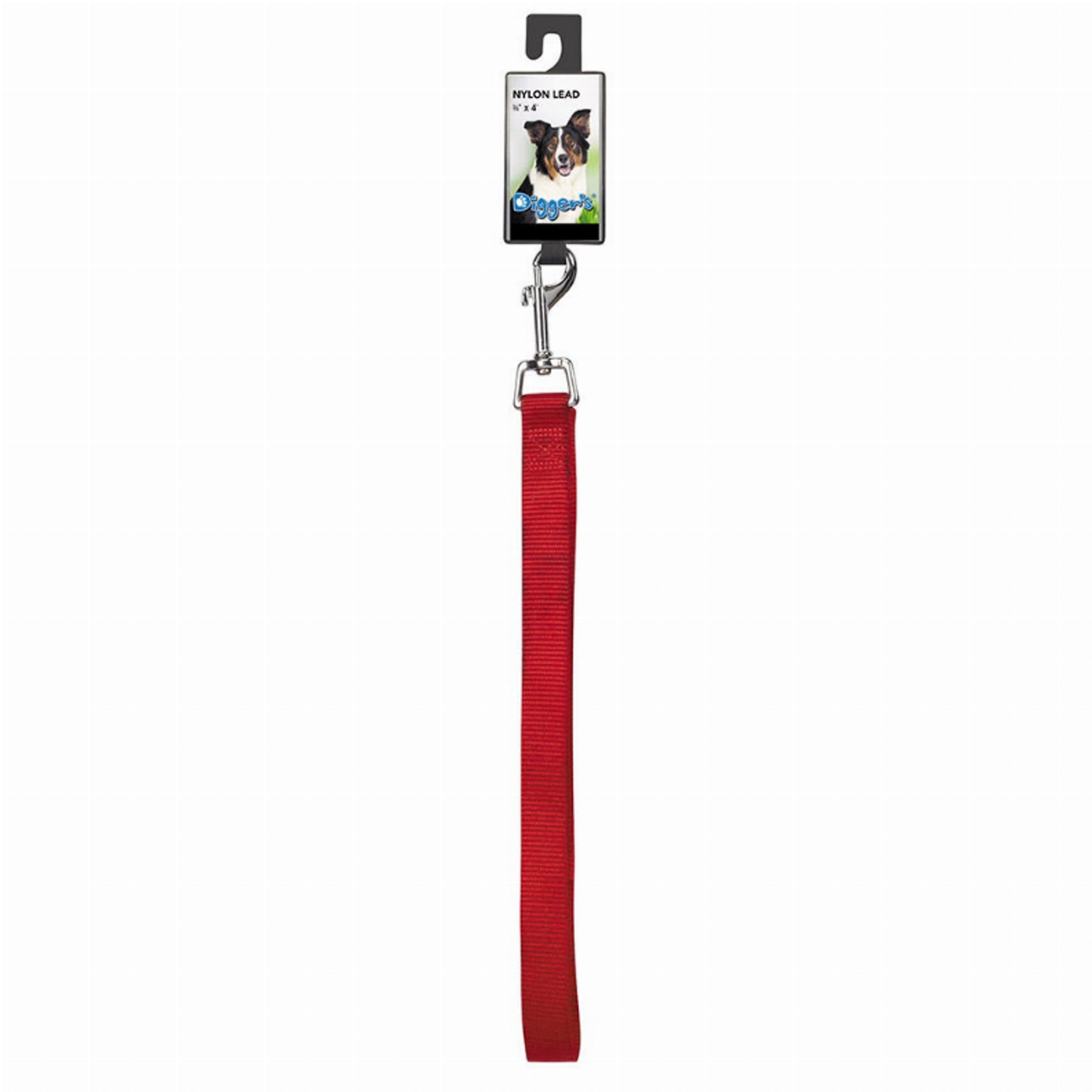 Digger's 3/4 in Nylon Dog Leash, 48 in (Assorted)