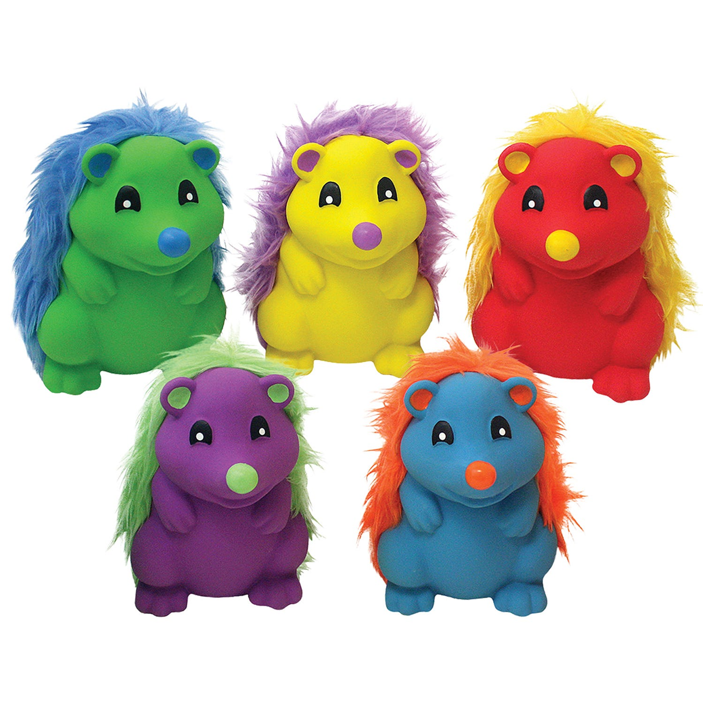 Multipet Latex Hedgehog Dog Toy 5 in