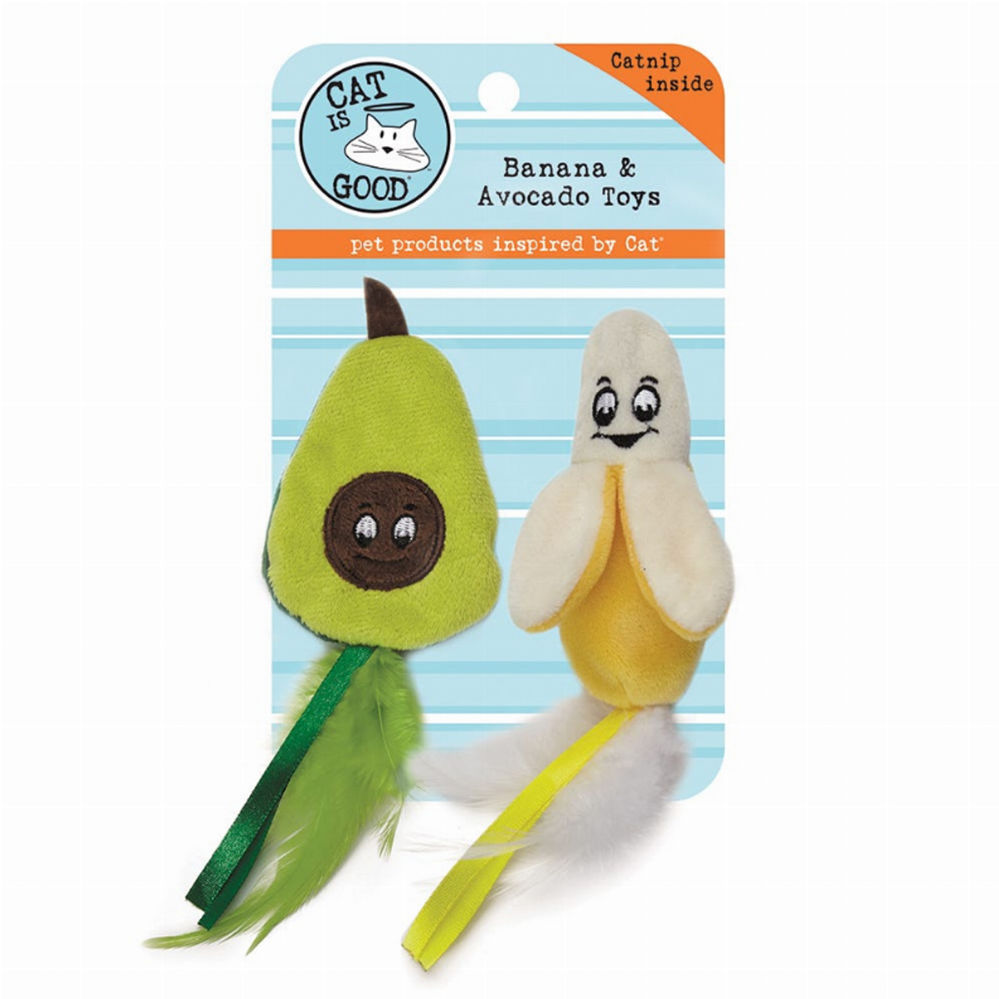 Cat Is Good Banana and Avocado Catnip Cat Toy (2-Pack)