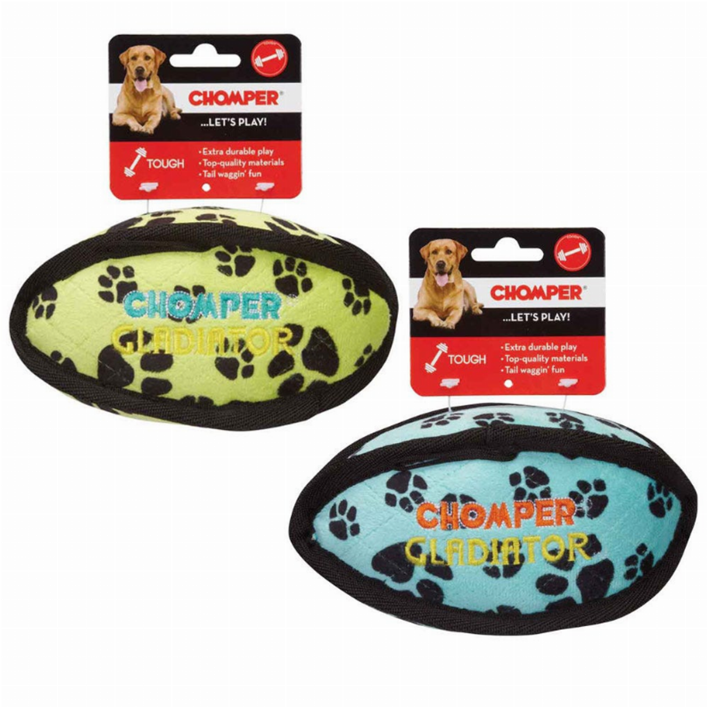 Chomper Gladiator Tuff Football Dog Toy