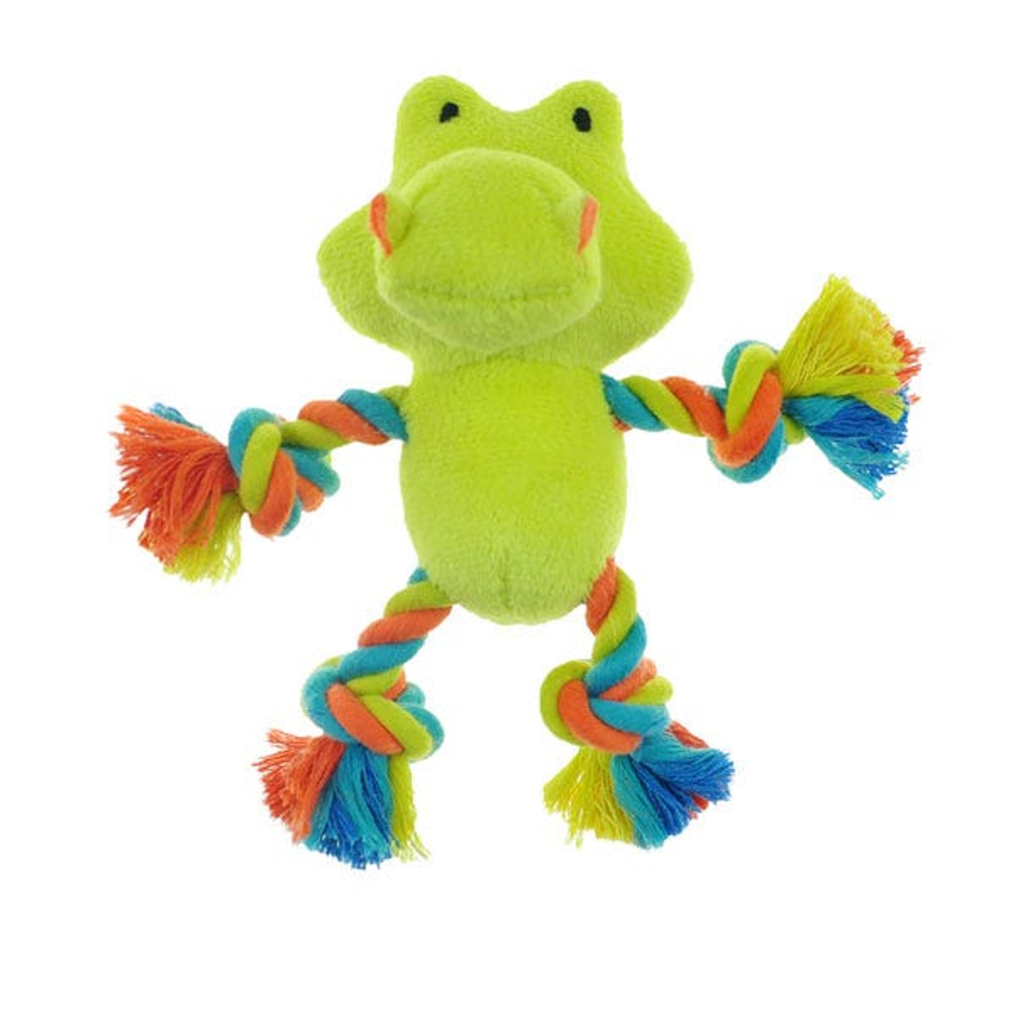 Chomper Plush Character Rope Arms Dog Toy