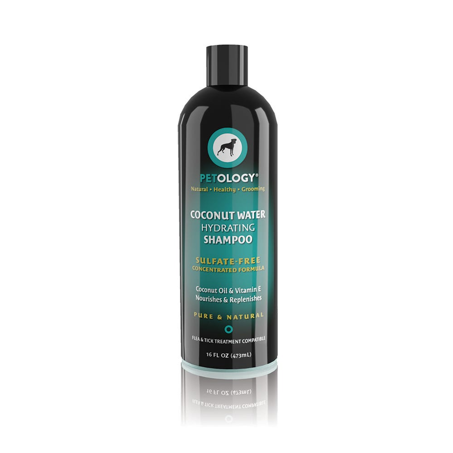 Petology Coconut H2O Hydrating Dog Shampoo, 16 oz