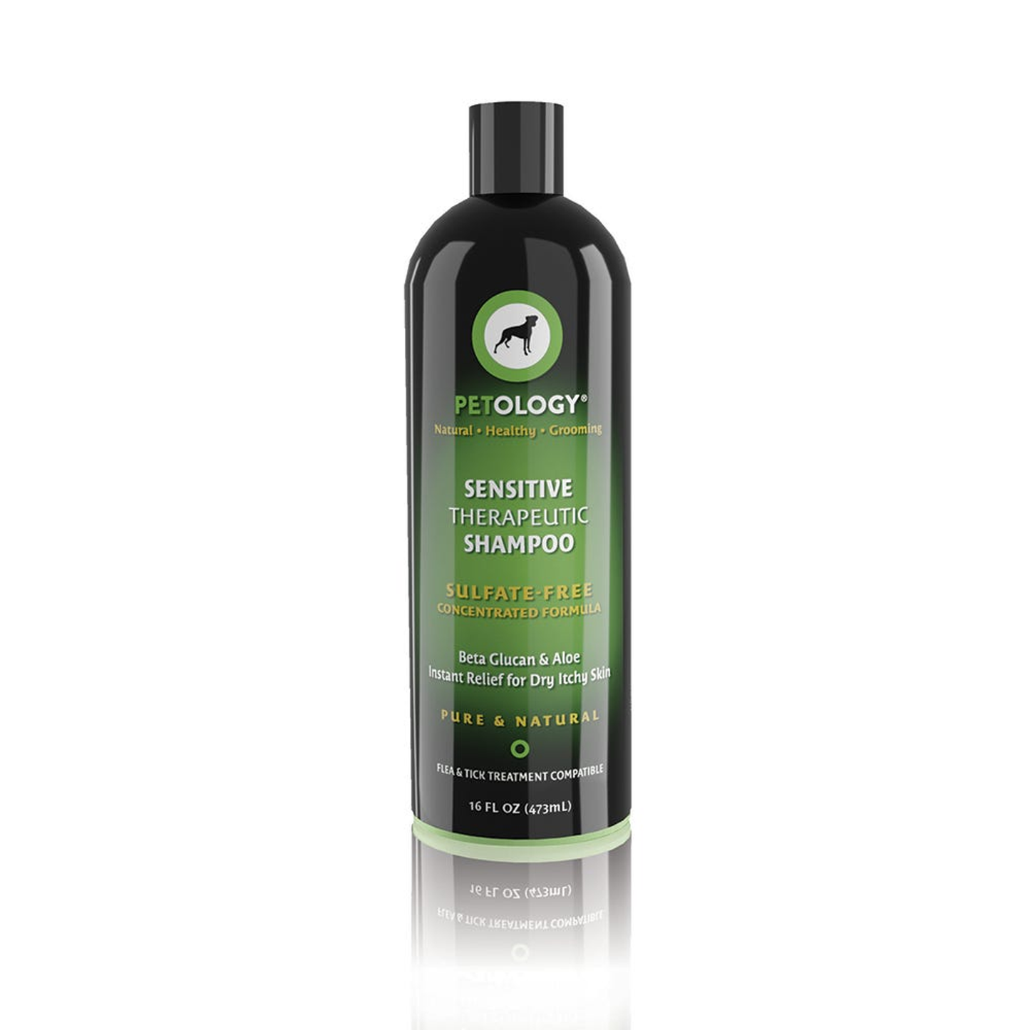 Petology Sensitive Therapeutic Dog Shampoo, 16 oz