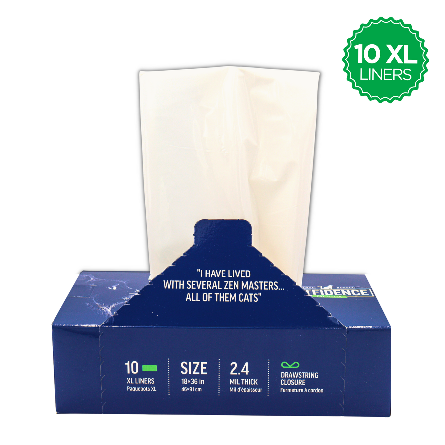 Catfidence Cat Pan Liners (10 Jumbo Liners)