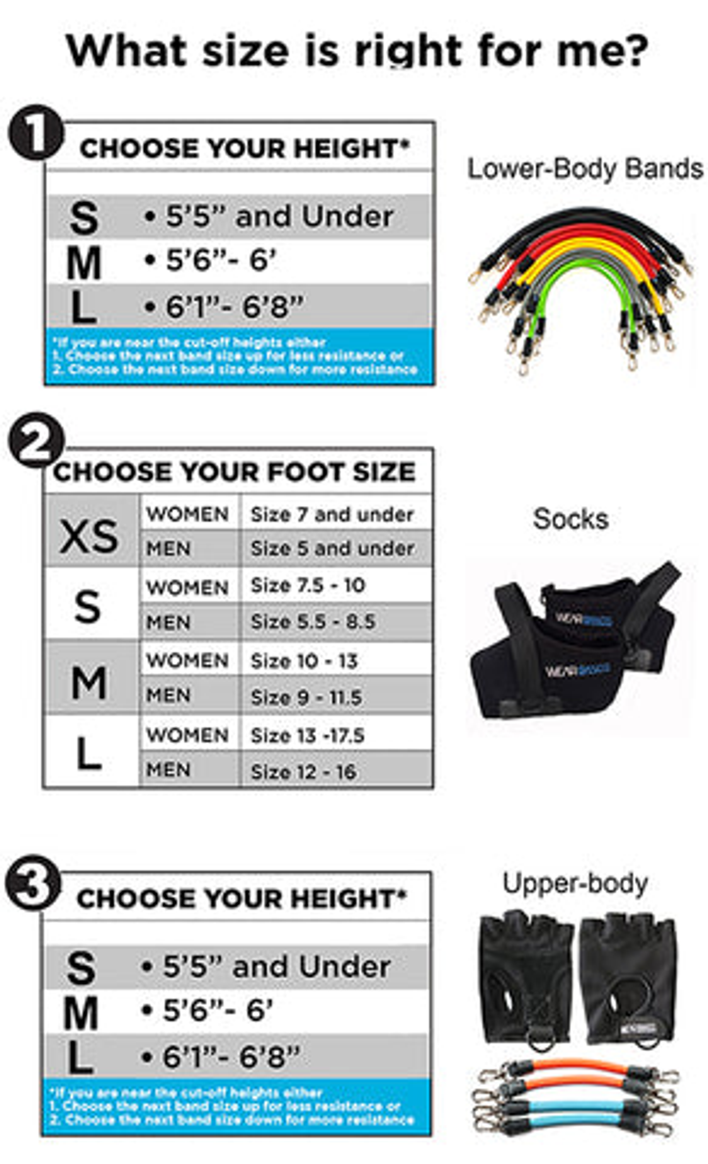 WearBands Lower-Body Pro Resistance Training System