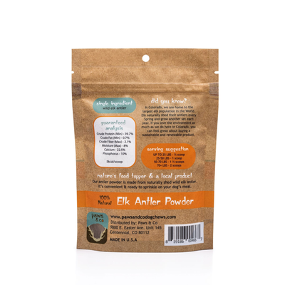 Paws & Co Elk Antler Powder Food Topper