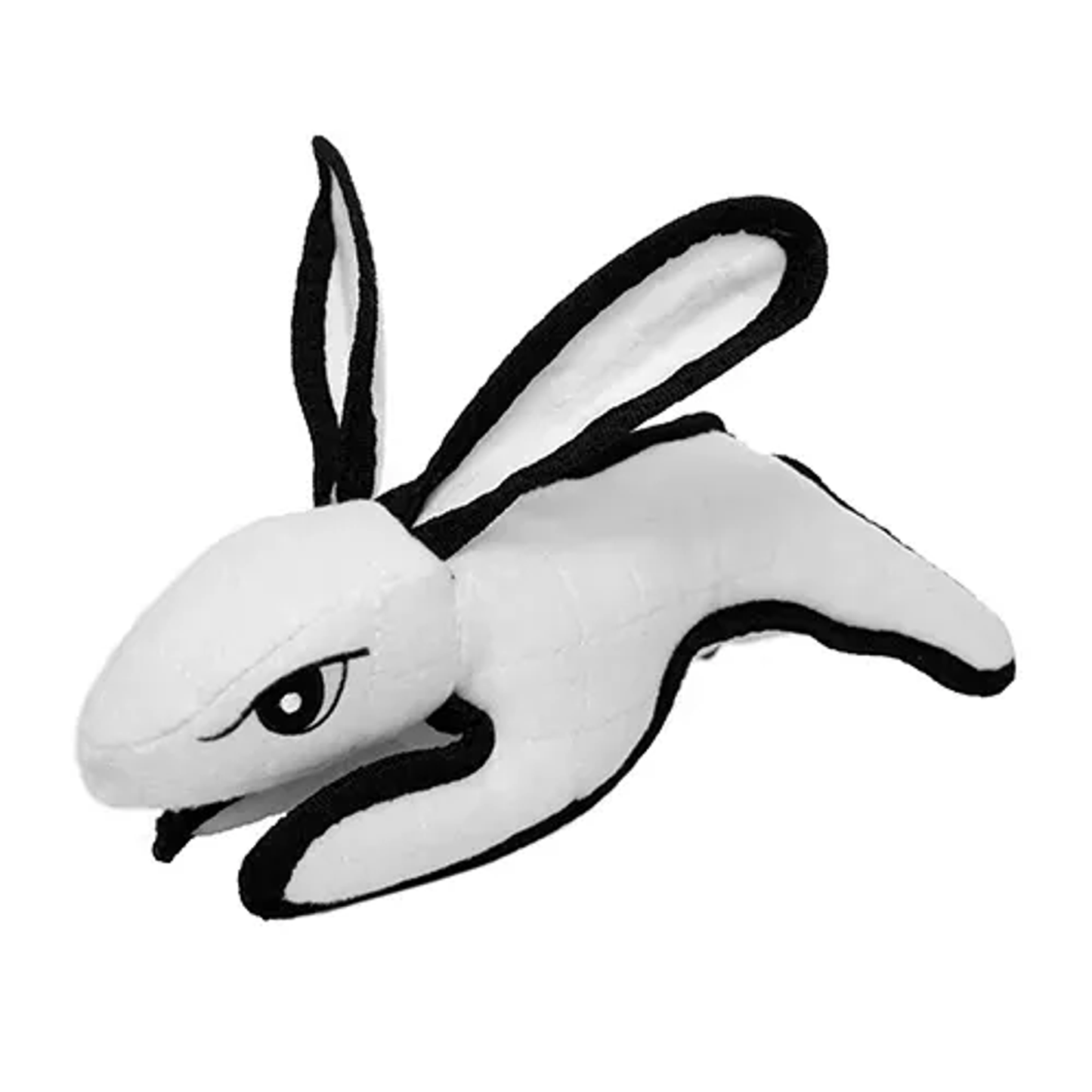 Tuffy Barnyard Rabbit White Dog Toy
