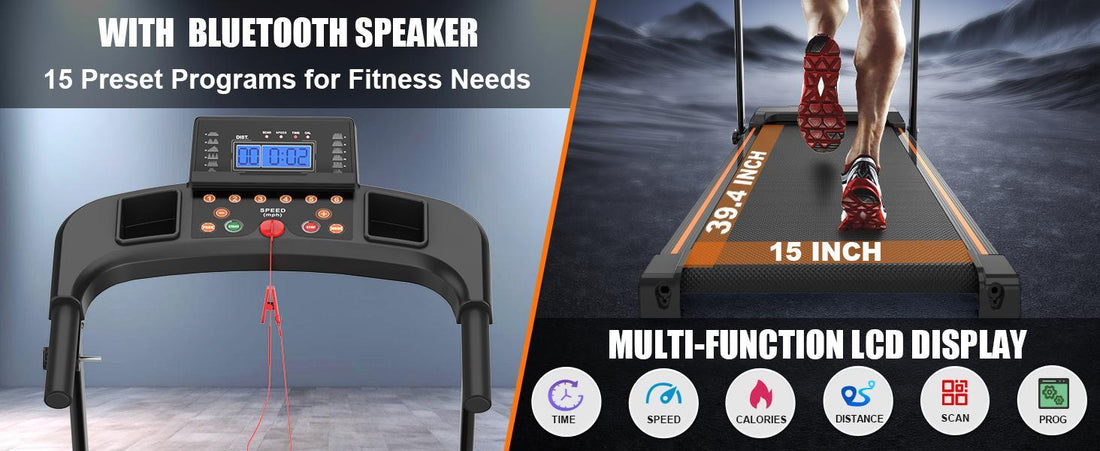 Smart walking treadmill full specifications view