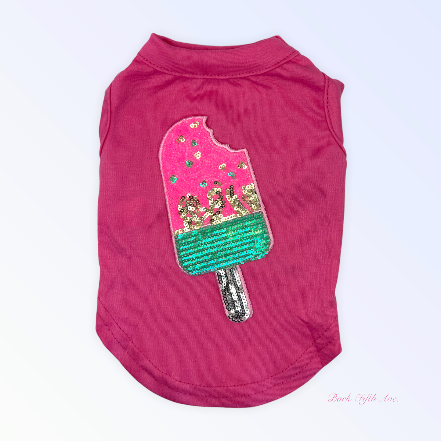 My Favorite Summer Treats Pink Ice Cream Dog Dress and Tee