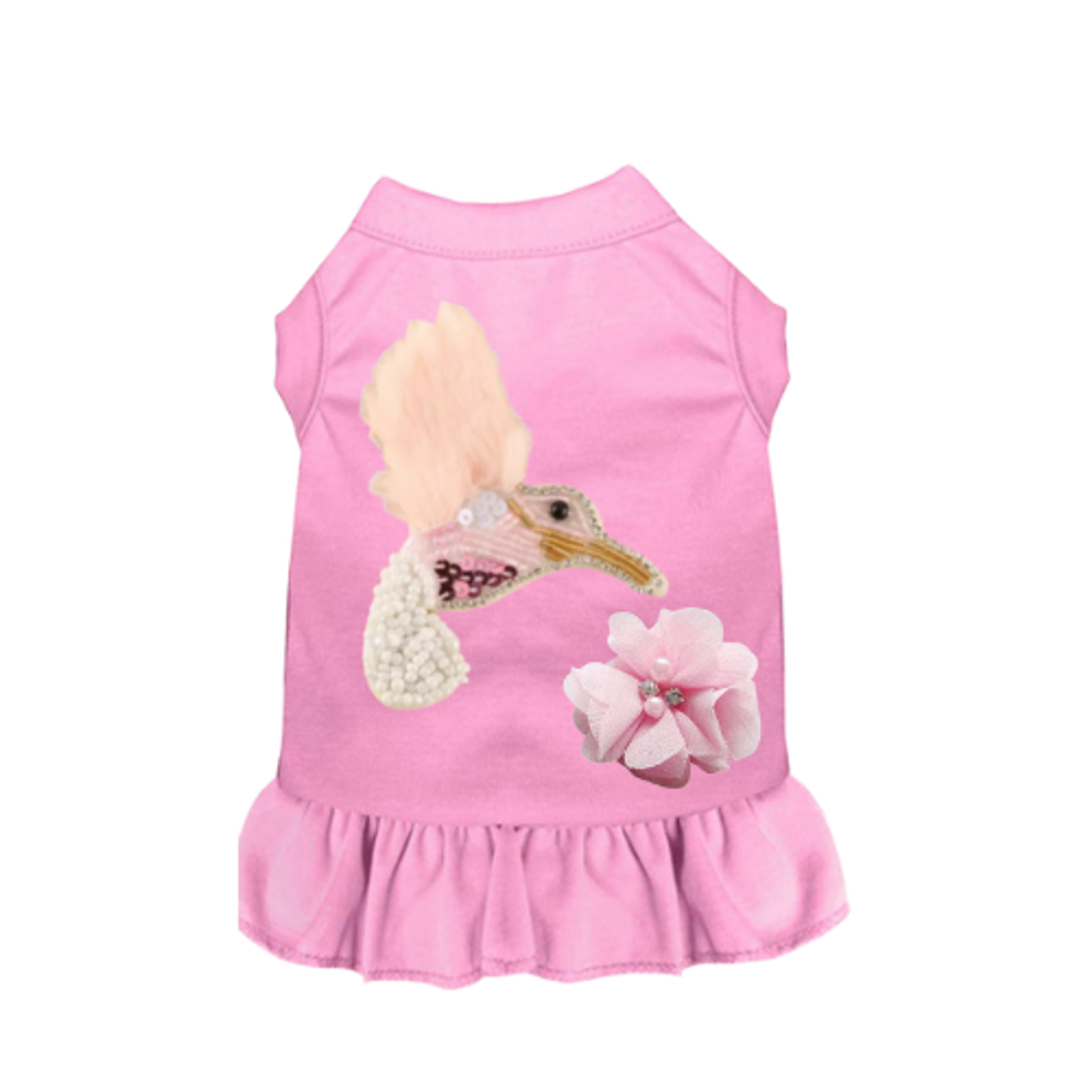 My Furry Hummingbird Dog Dress and Tee