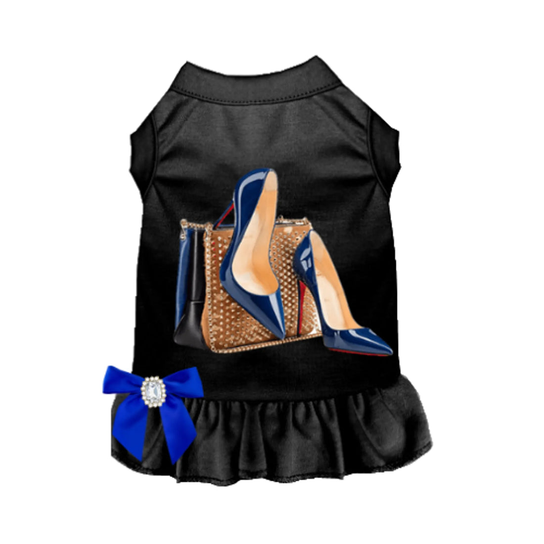Royal Blue Ruffle Dress