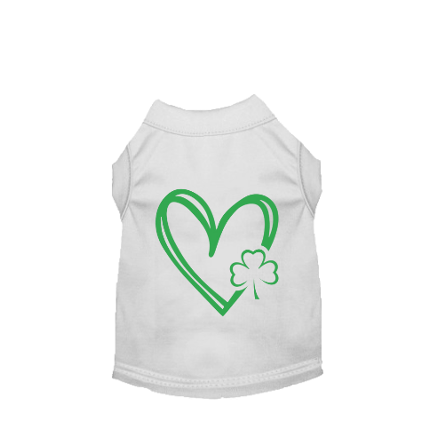 Shamrocks and Hearts Dog Dress and Shirt