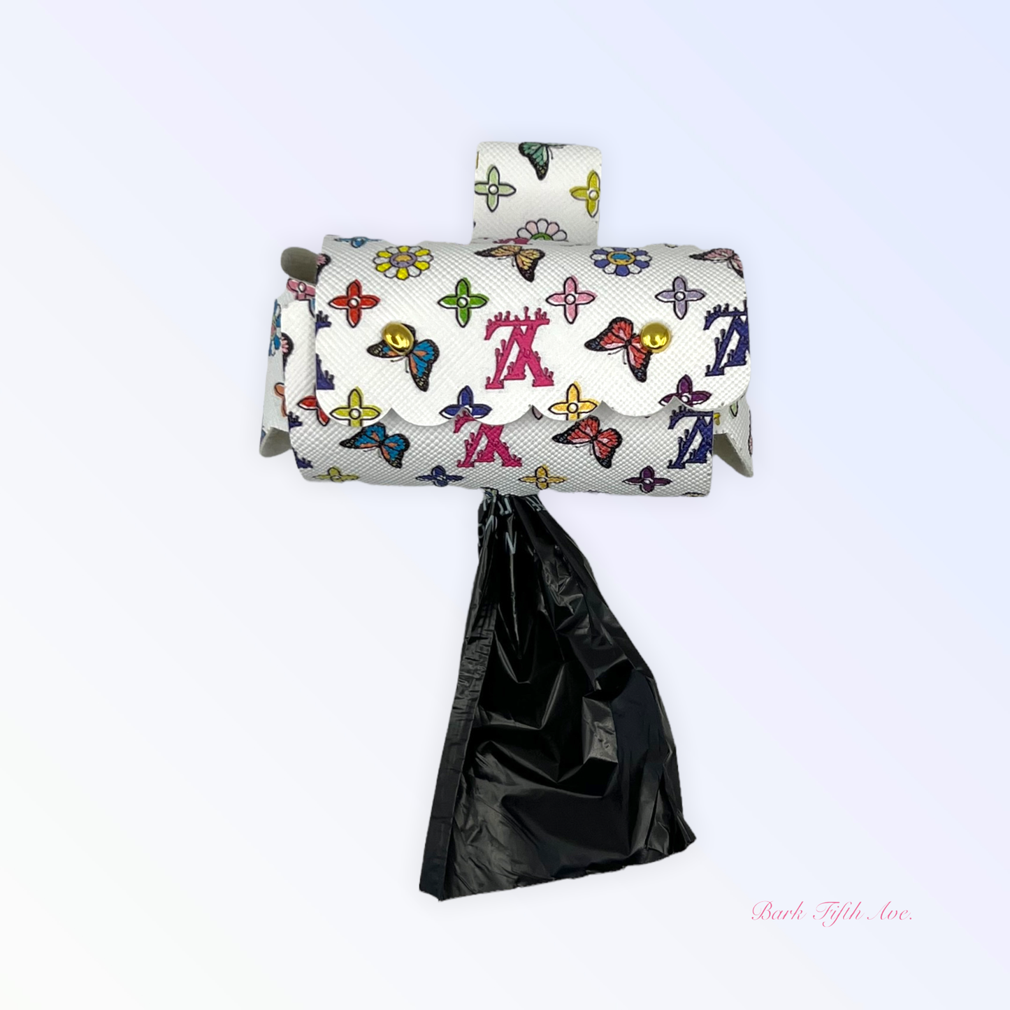 Summer Butterfly Dog Waste Bag Holder