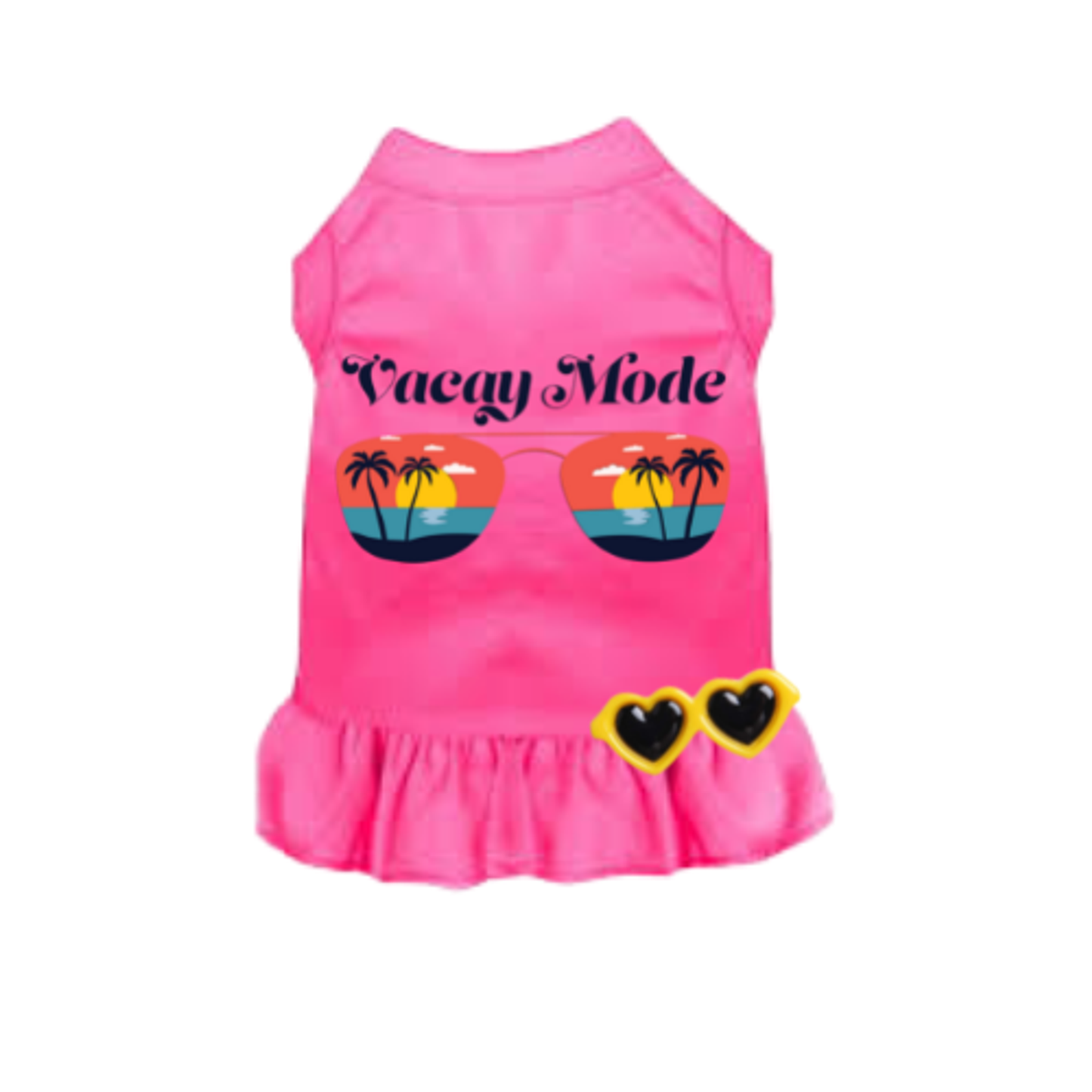 Vacay Mode Dog Shirt and Dress