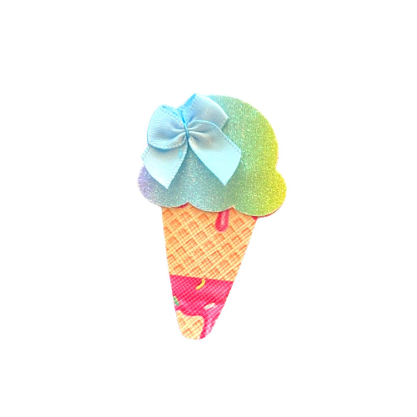 Yummy Ice Cream Drip Cone Dog Hair Clip