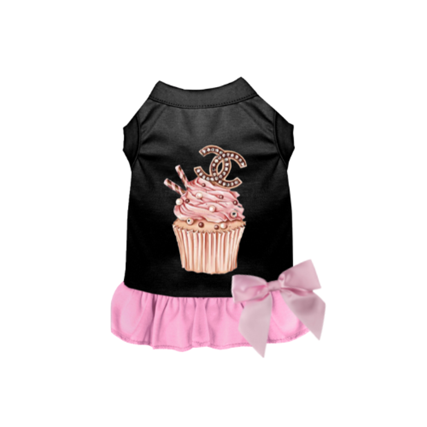Bark Fifth Avenue Chewnel Cupcake Dog Dress