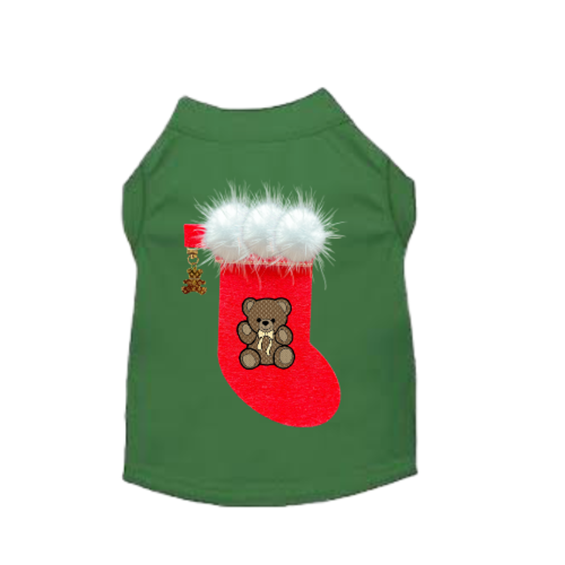 Chewy Vuitton Stocking Bear Dog Shirt
