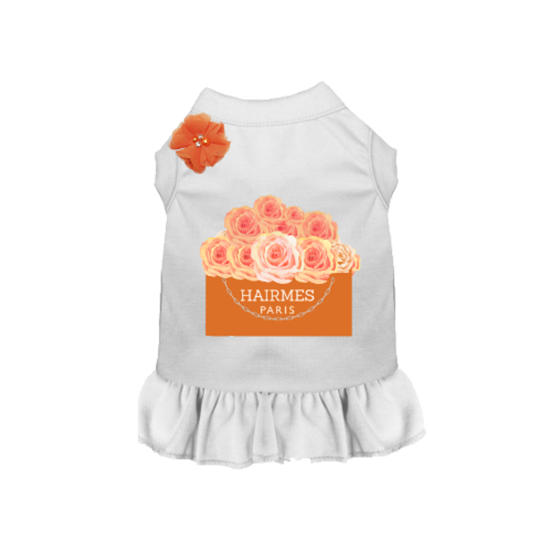 Hairmes Roses Dog Dress
