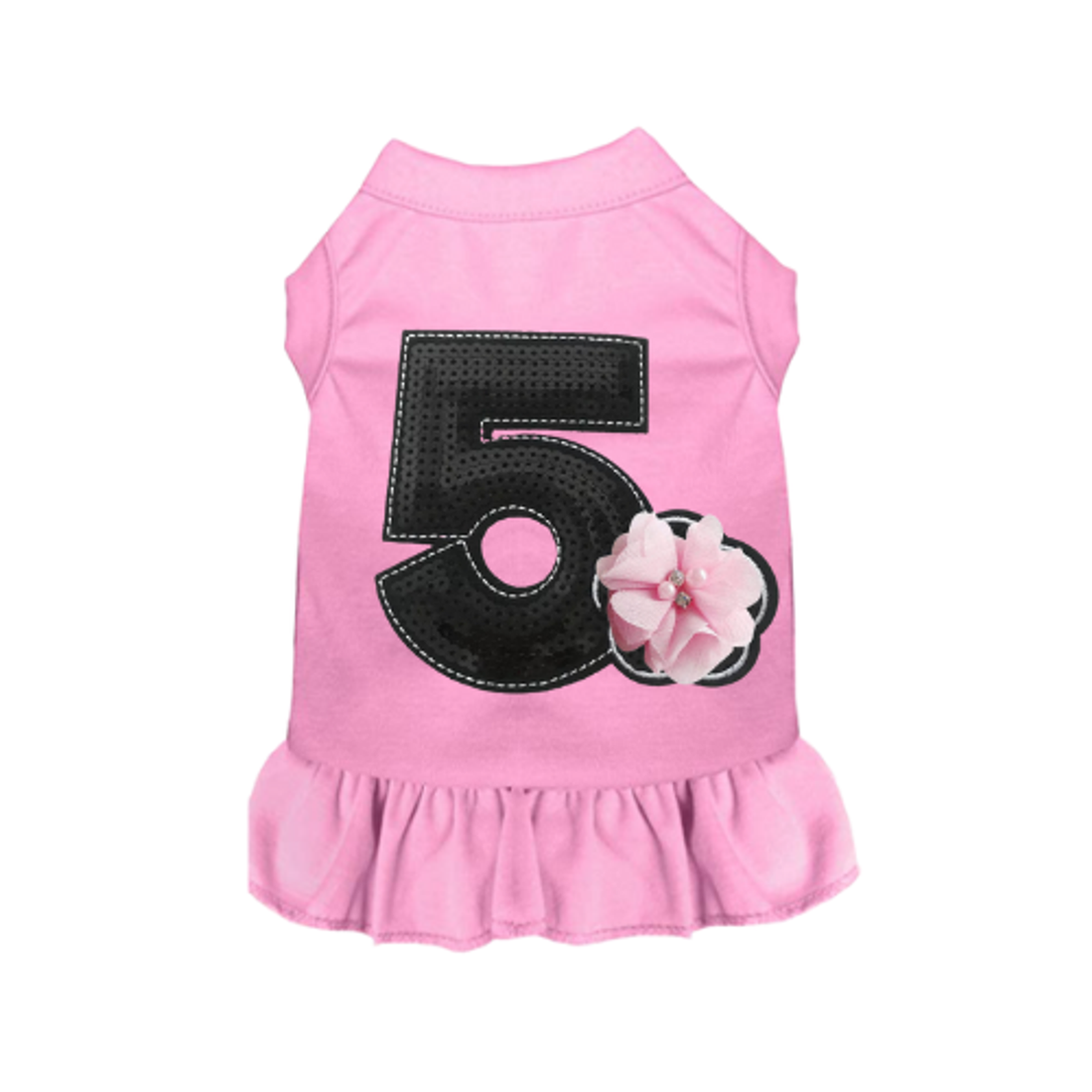 Chiffon No. 5 Flower Dog Dress