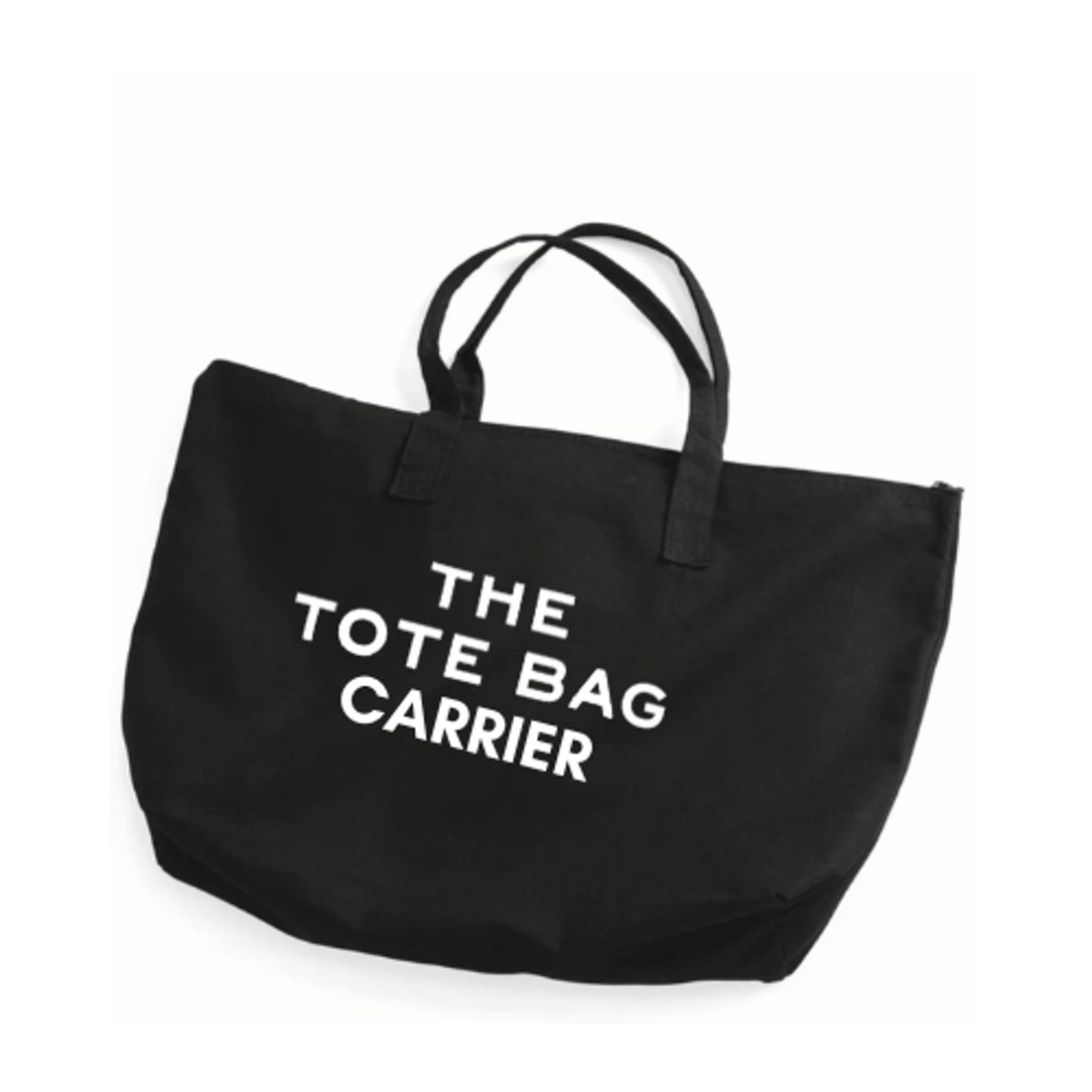 Cotton Canvas Zip-Top Tote Bag