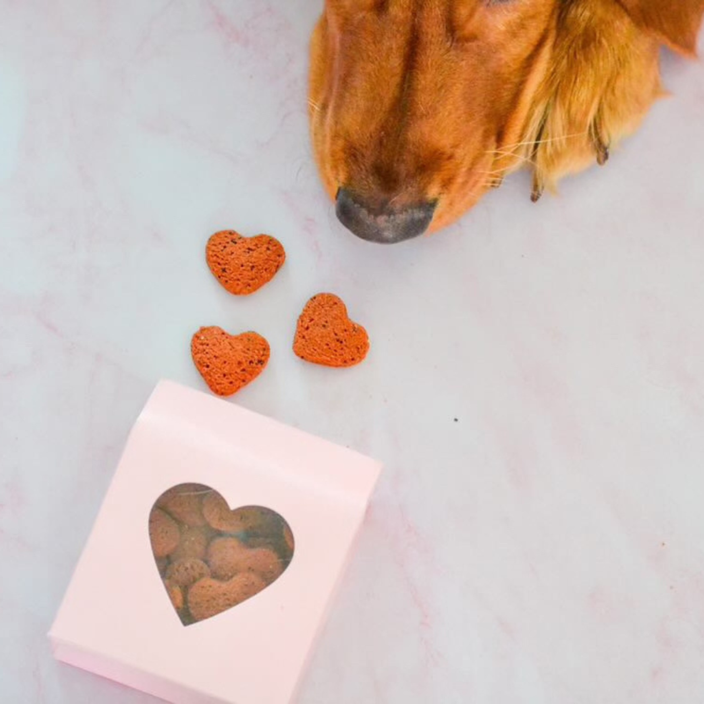Heart(Beet) Boxes Superfood Dog Treats