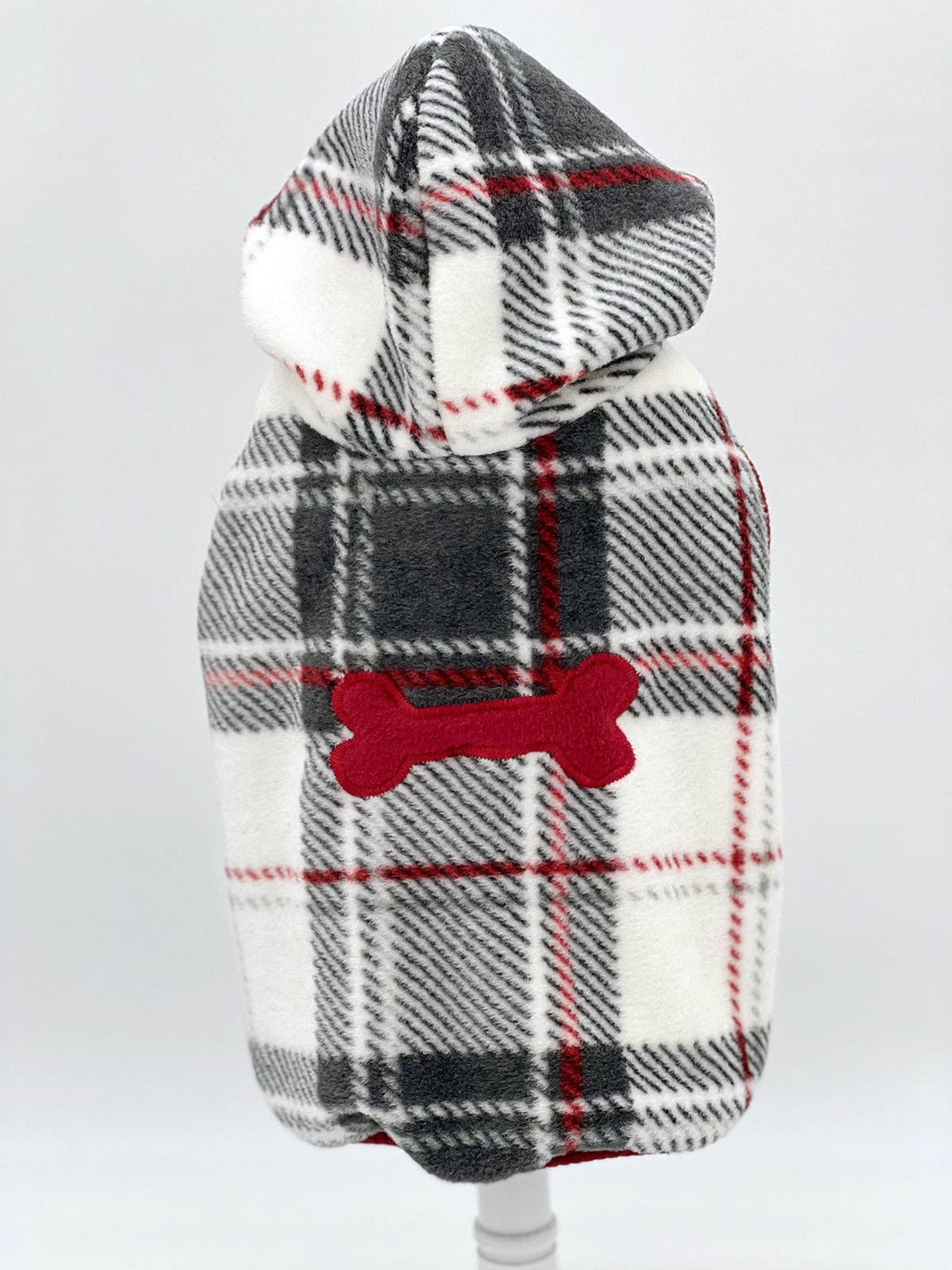 Snowy Roads Luxe Fleece Blanket Dog Hoodie