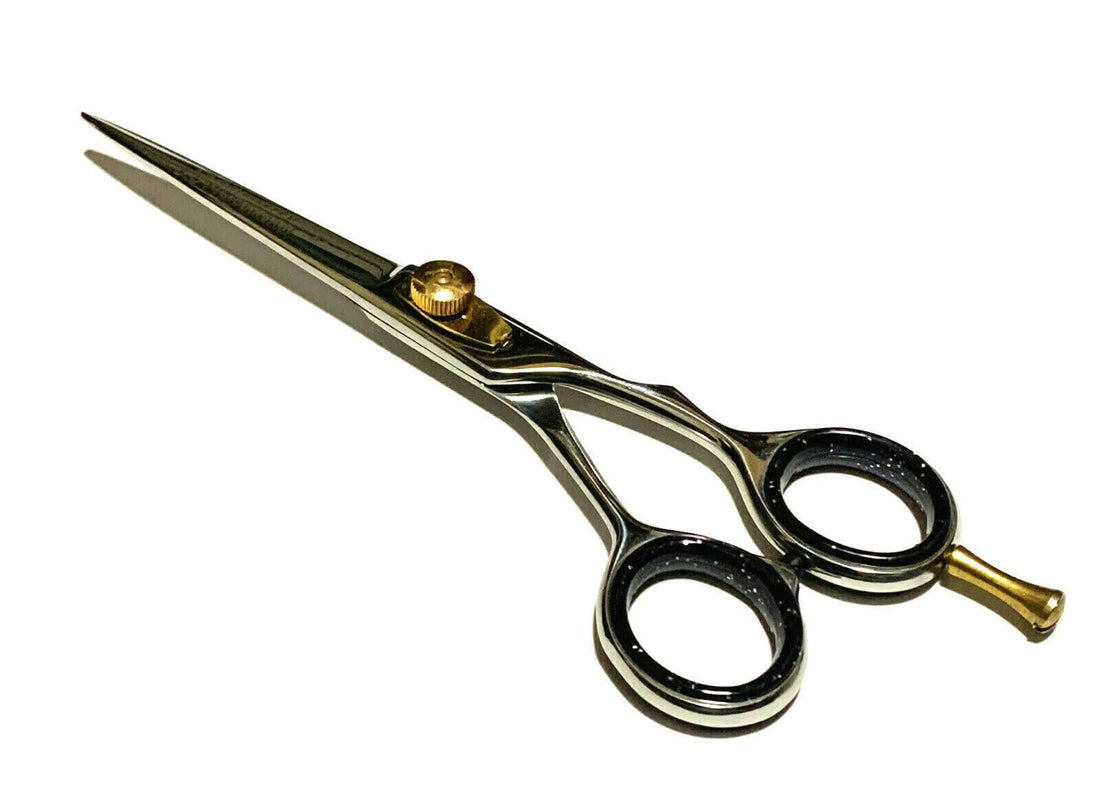 Professional German steel hair cutting shears with pouch