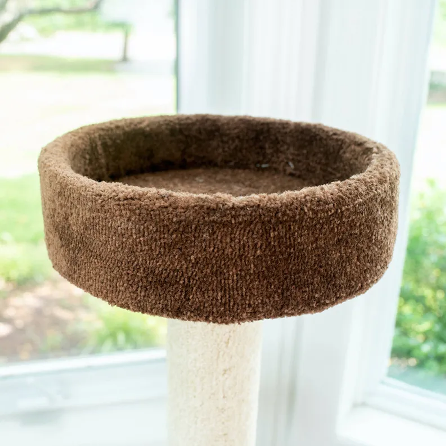 AeroMark 54-inch 3-level carpeted cat tree condo
