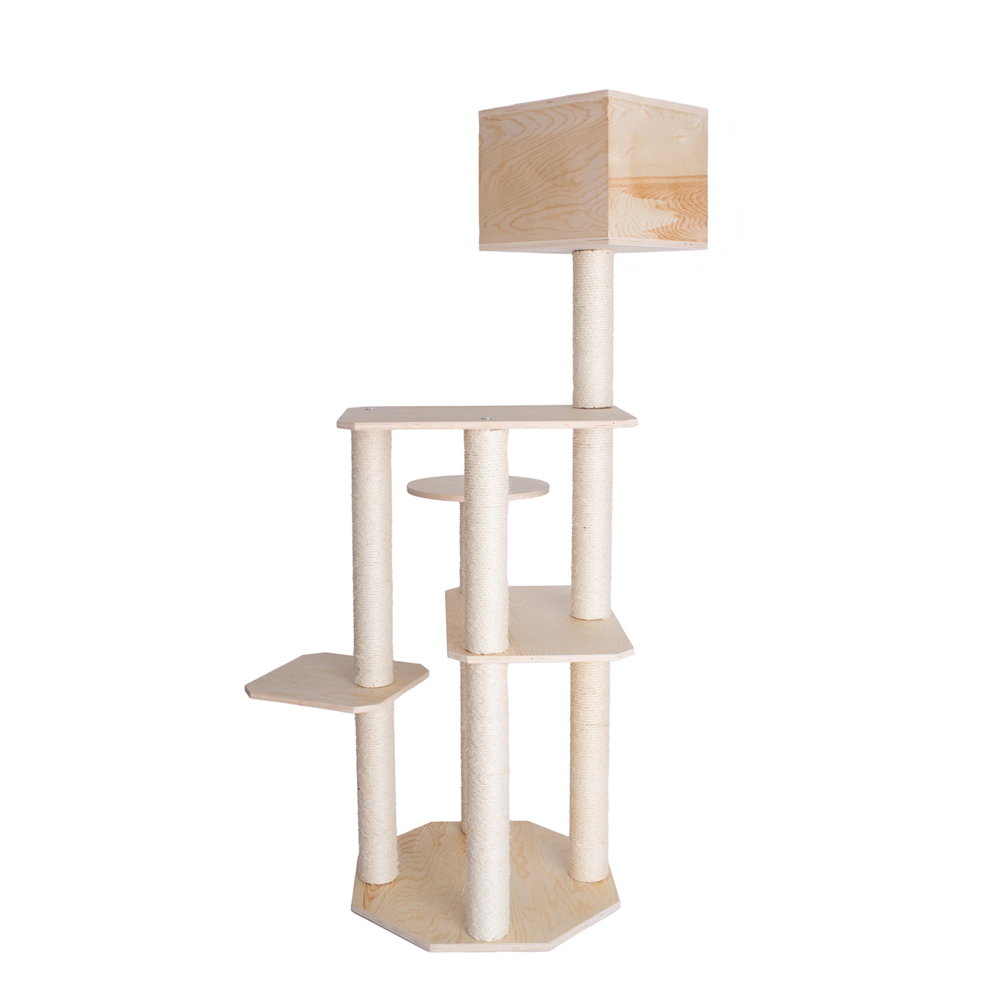 Armarkat Premium Scots Pine 69-Inch Cat Tree, Five Levels