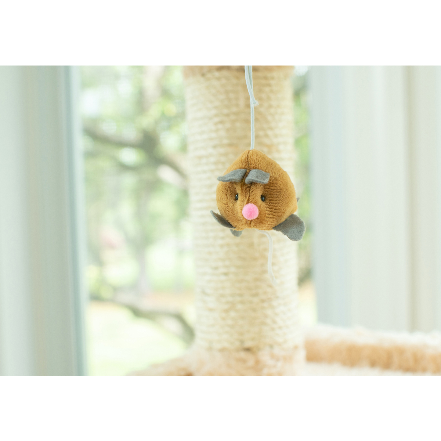 Armarkat 83-inch beige cat tower