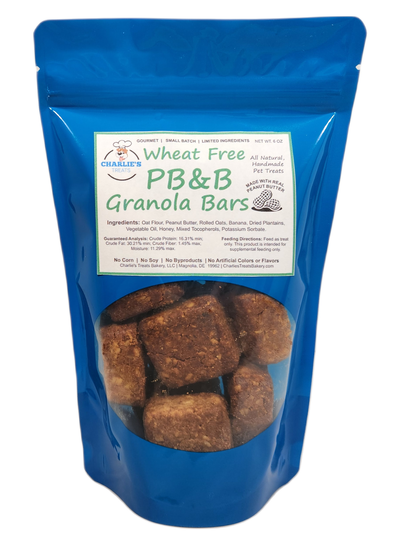 Charlie's Treats Bakery Wheat-Free PB&B Granola Dog Bars