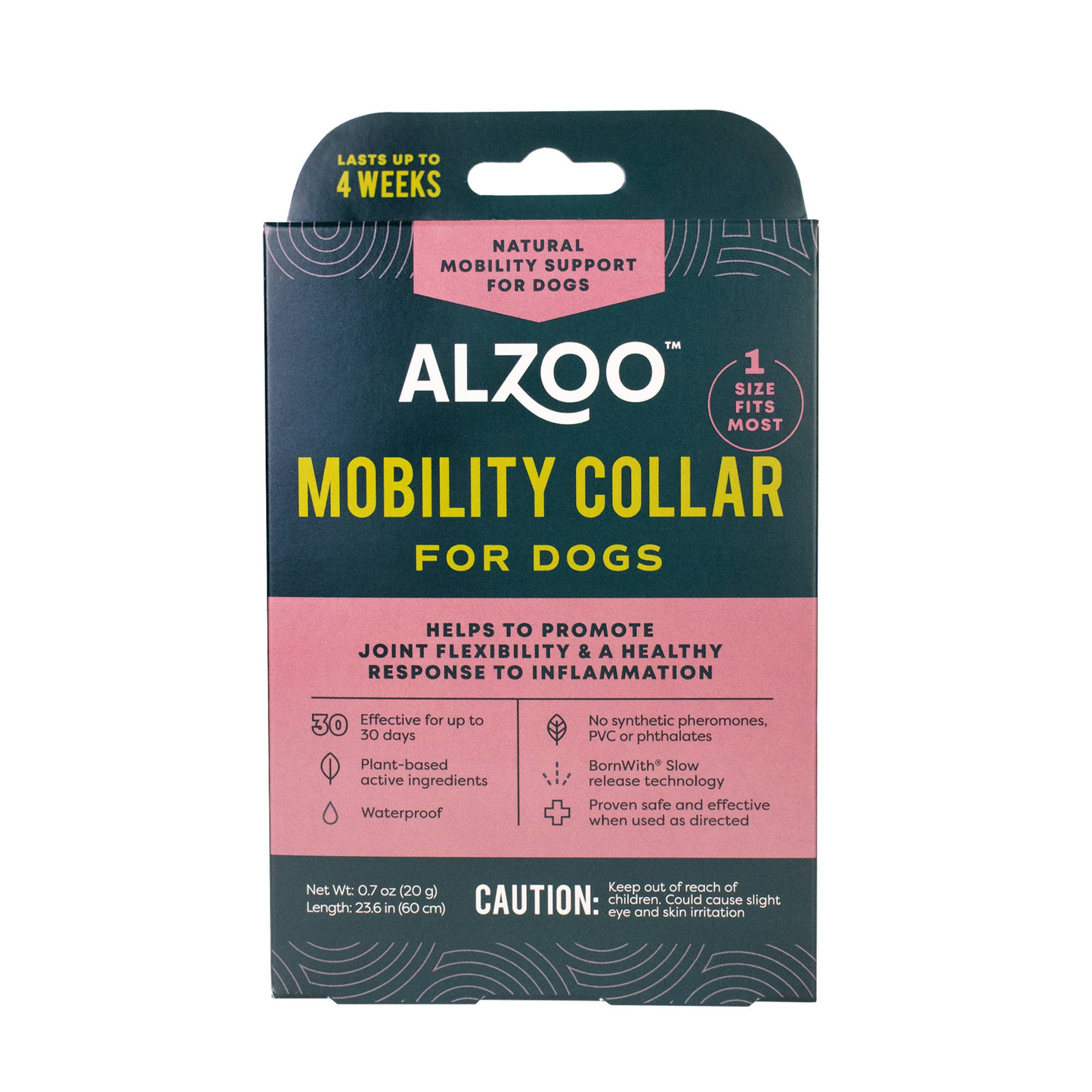 ALZOO Plant-Based Mobility Collar for Dogs