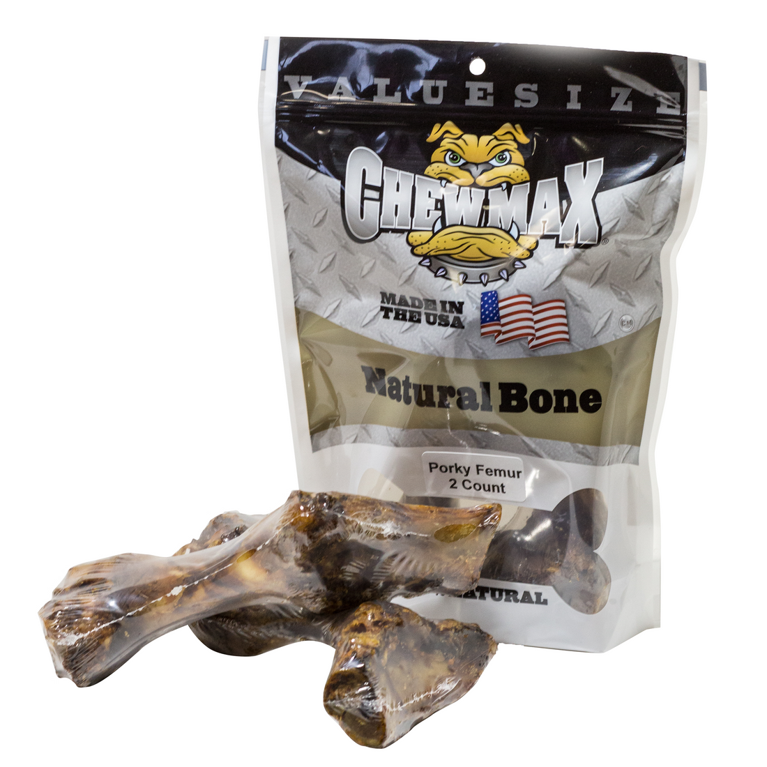ChewMax Porky Femur Dog Bones (2 Count)