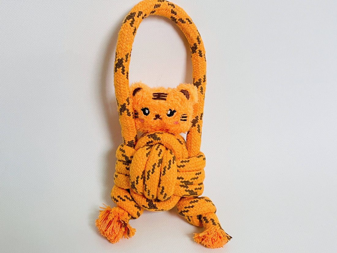 Eco Tiger Dog Rope Tug-of-War Toy