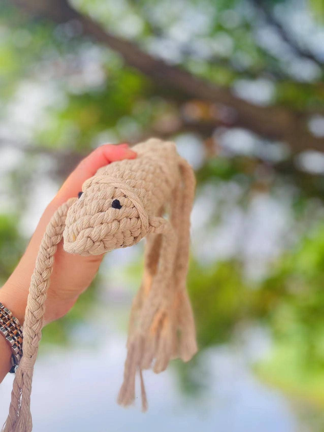 Squid Lady Handmade Dog Rope Toy