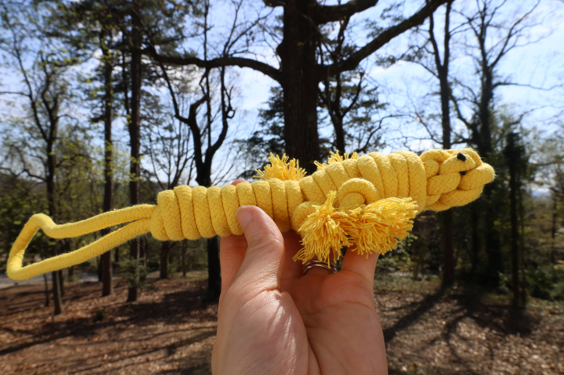 Sustainable Rope Lizard Dog Toy